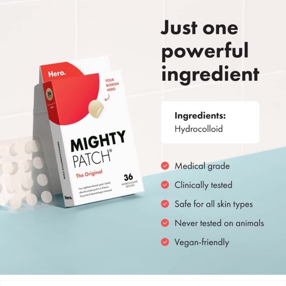 New! TWO Mighty Patch Original Acne Pimple Patches Boxes - Picture 3 of 4